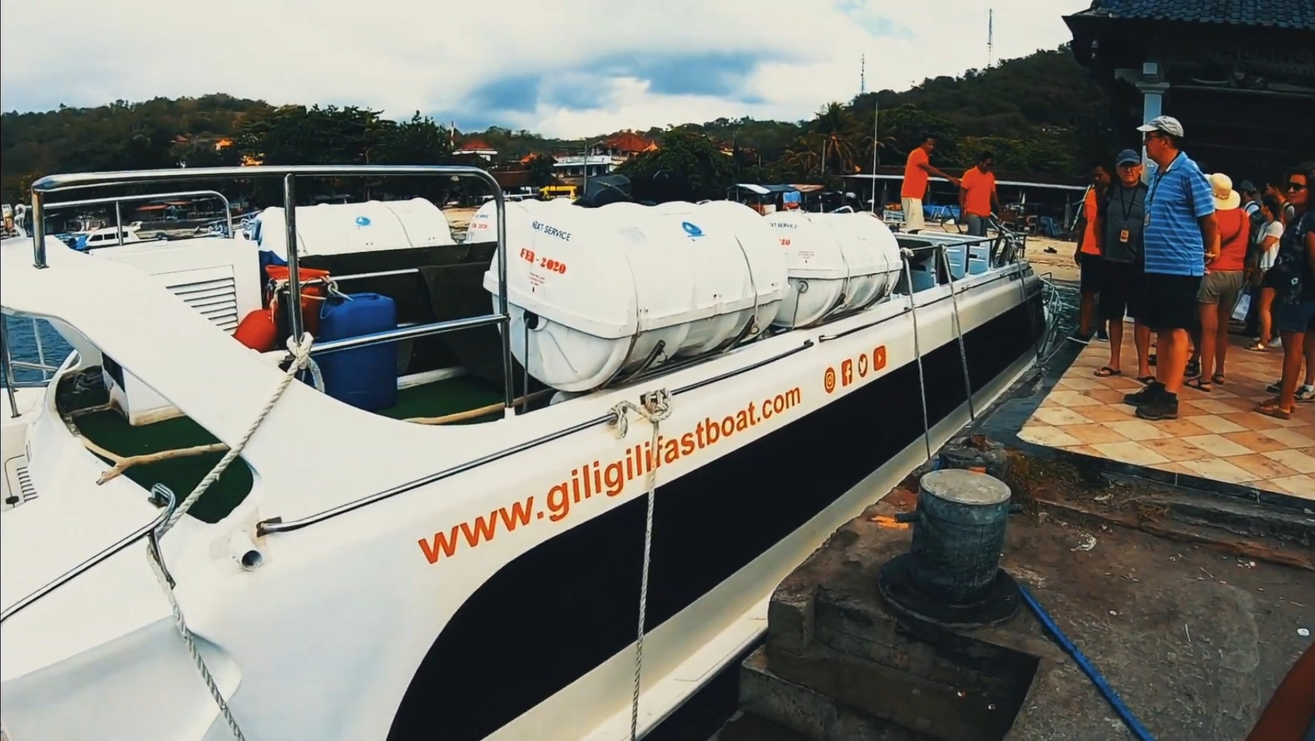 Compagnie de la traversée - Gili Gili fastboat - The Chris's Adventures